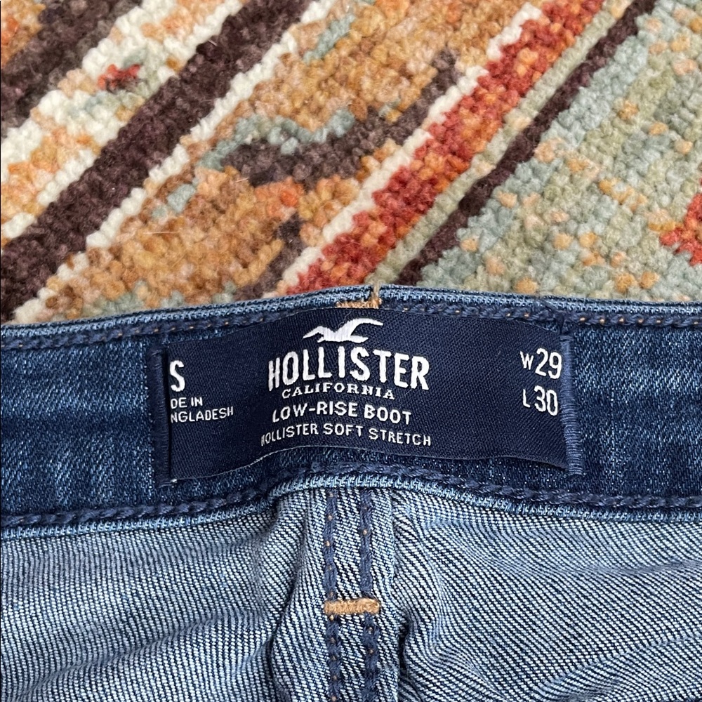 Hollister Indigo Wide Leg Jeans - Picture 2 of 3